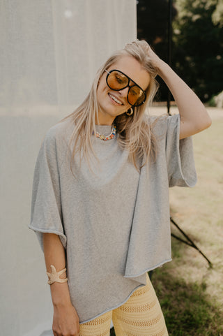 FLORA T-SHIRT GREY