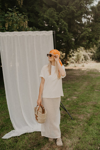 LOUISE MESH SKIRT