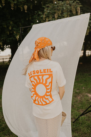 AVA T-SHIRT WHITE 'LE SOLEIL'