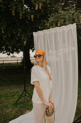 AVA T-SHIRT WHITE 'LE SOLEIL'