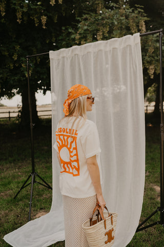 AVA T-SHIRT WHITE 'LE SOLEIL'