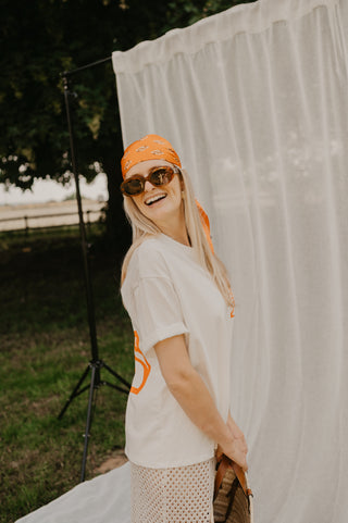 AVA T-SHIRT WHITE 'LE SOLEIL'