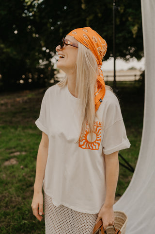 AVA T-SHIRT WHITE 'LE SOLEIL'