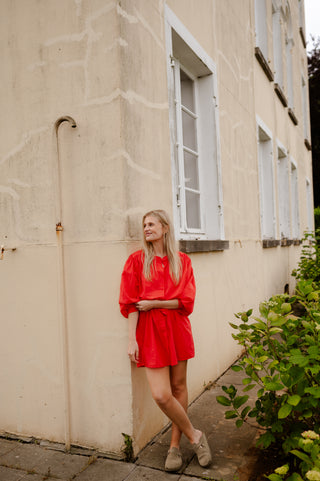 FARO SHORT DRESS RED