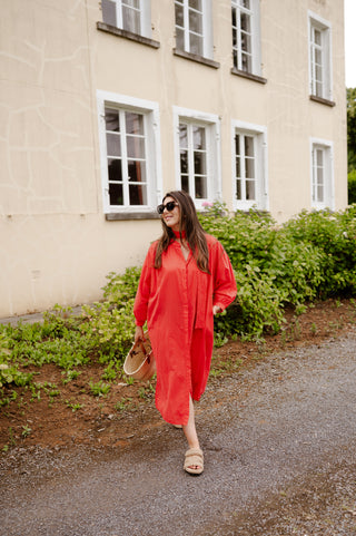 FARO LONG DRESS RED