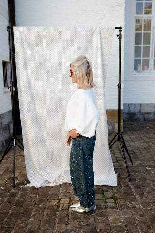 OTIS OFF SHOULDER SWEATER WHITE