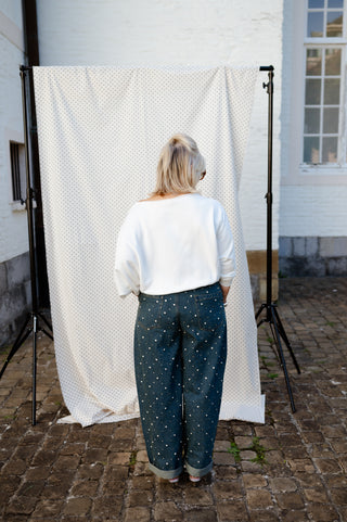OTIS OFF SHOULDER SWEATER WHITE