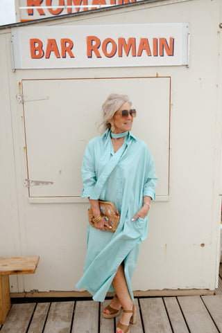 ALICANTE DRESS TURQUOISE