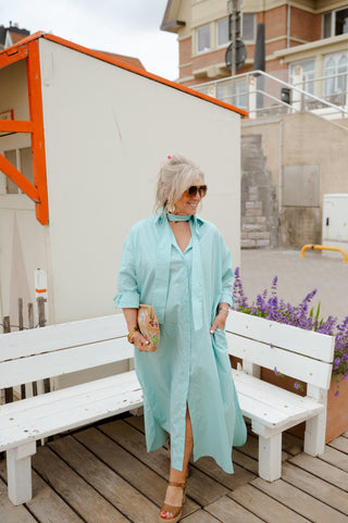 ALICANTE DRESS TURQUOISE