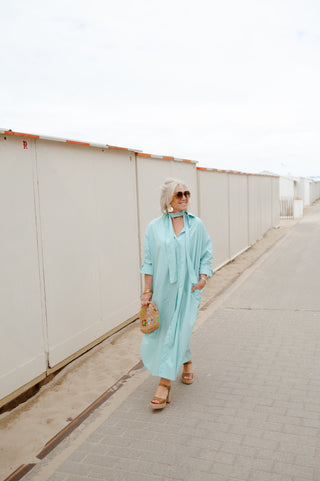 ALICANTE DRESS TURQUOISE