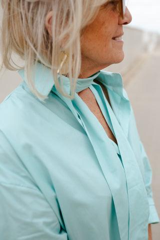 ALICANTE DRESS TURQUOISE
