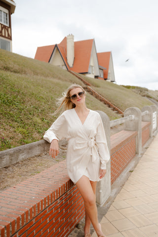 PALERMO DRESS BEIGE