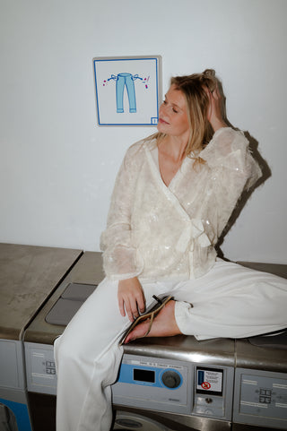 NOA SEQUIN BLOUSE