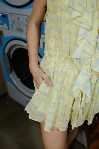 AVA PLAYSUIT YELLOW