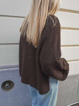 LILLY CARDIGAN BROWN