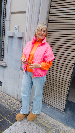 PIPER JACKET HOT PINK/ORANGE