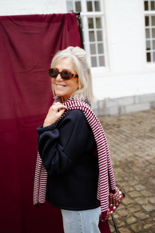 BILLIE SWEATER NAVY 'SALUT'