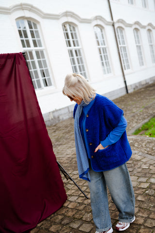 ALBA TEDDY JACKET ROYALBLUE