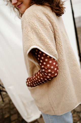 ALBA TEDDY JACKET BEIGE