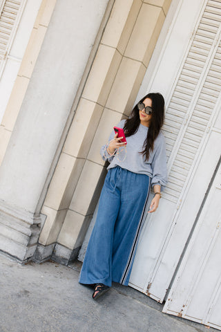 SPORTY JEANS TROUSERS