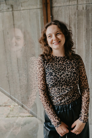 NONA TOP LEOPARD