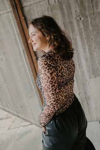 NONA TOP LEOPARD