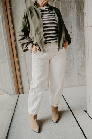 JULES BALLOON JEANS ECRU