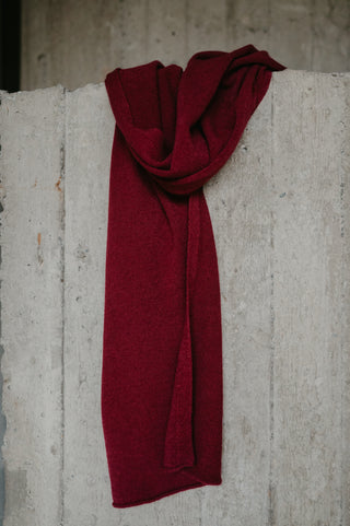 MILOU SCARF BURGUNDY