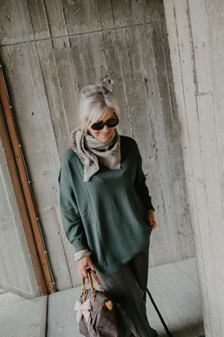 IZZY TURTLENECK KNIT KHAKI