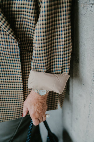ELLIE BLAZER CHECKERED GREEN