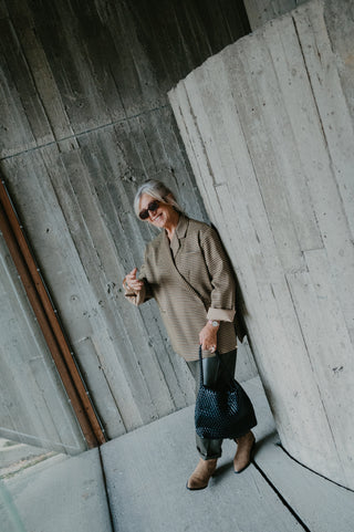 ELLIE BLAZER CHECKERED GREEN