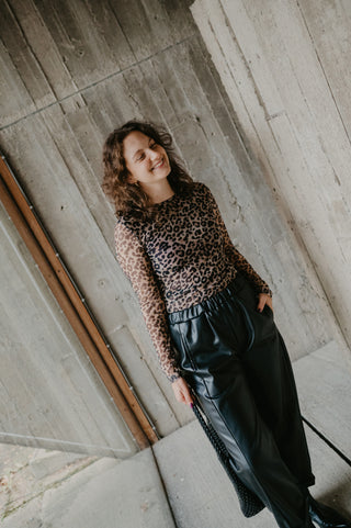 NONA TOP LEOPARD