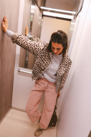 ELODIE CORDUROY TROUSERS PINK
