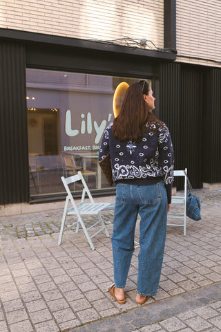 TUMI BARREL JEANS DARK BLUE