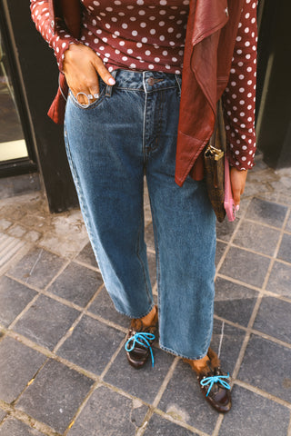 TUMI BARREL JEANS DARK BLUE