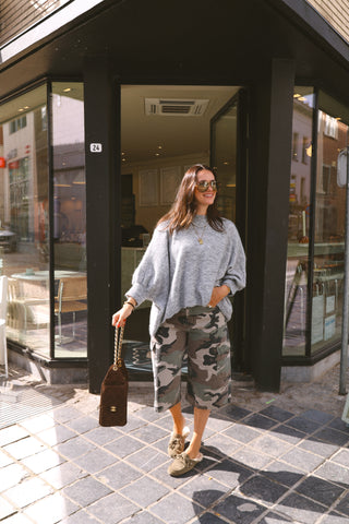 MADDIE CARGO SHORT ARMY