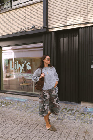 MADDIE CARGO SHORT ARMY