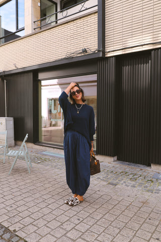 NONA TROUSERS NAVY