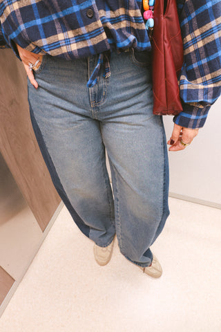 HAILEY TWO COLOR JEANS