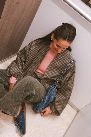 ELODIE CORDUROY TROUSERS KHAKI