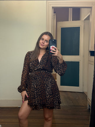 ARCHIVE SALE TREASURE LEOPARD DRESS