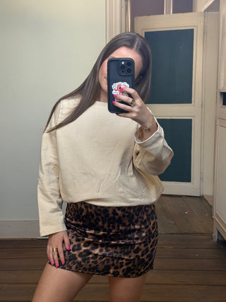 ARCHIVE SALE TREASURE SWEATER T-SHIRT BEIGE