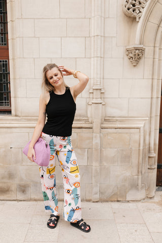 RALPH PRINTED TROUSERS