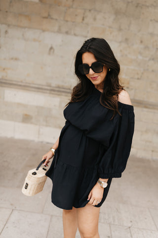 GRACE SHORT OFF-SHOULDER DRESS