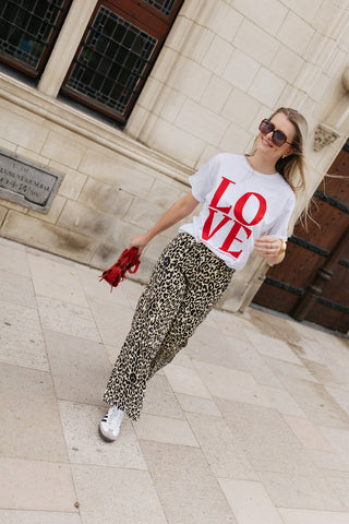 MILA LEOPARD TROUSERS