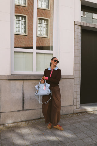 EMMA TROUSERS CHOCO
