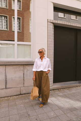 BELLA CROPPED BLOUSE WHITE