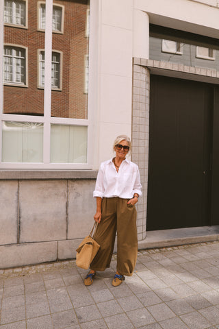 BELLA CROPPED BLOUSE WHITE