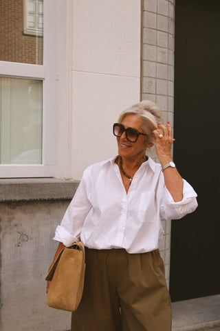BELLA CROPPED BLOUSE WHITE