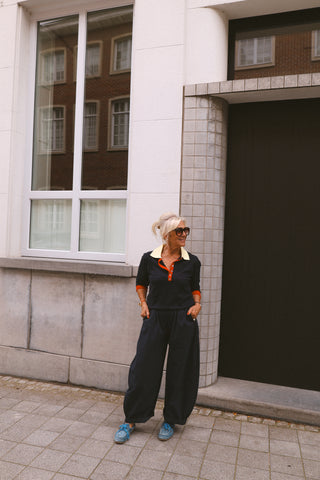 PREORDER - EMMA TROUSERS NAVY